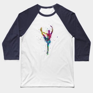 Figure skating in watercolor Baseball T-Shirt